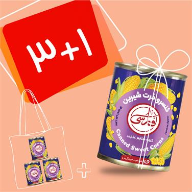 (پک 4 عددی) ذرت شیرین (380 گرمی)