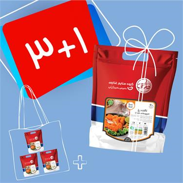 (پک 4 عددی) ناگت مرغ (یک کیلویی)