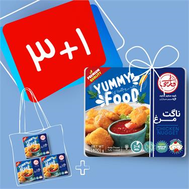 (پک 4 عددی) ناگت مرغ (400 گرمی)