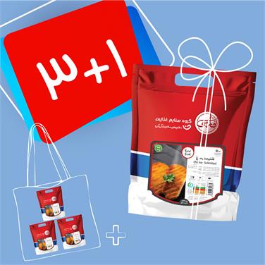 (پک 4 عددی) شنیتسل مرغ (یک کیلیویی)