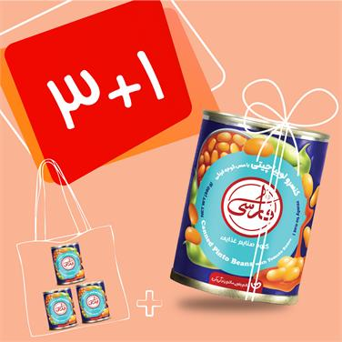 (پک 4 عددی) لوبیا چیتی (380 گرمی)