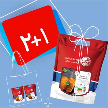 (پک 3 عددی) شنیتسل مرغ (یک کیلوگرمی)